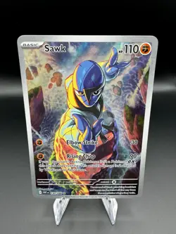 Sawk 130/086 Illustration Rare White Flare Pokemon Near Mint - Image 1