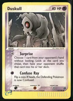 DUSKULL 61/100 C LP SANDSTORM POKEMON REVERSE HOLO - Image 2