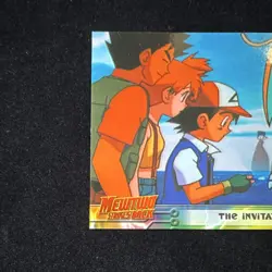 1st Printing Blue Logo - The Invitation - Pokemon 1999 Topps Movie - #13 - LP - Image 3