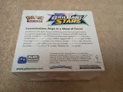 Mint Factory Sealed Pokemon Brilliant Stars Booster Box With Acrylic Case - Image 3