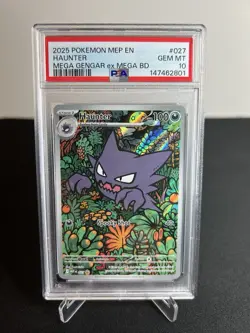 Pokemon Black Star Promo #027 Haunter Mega Gengar ex Battle Deck PSA 10 GEM MINT - Image 1