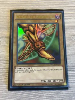 Yu-Gi-Oh! Left Leg of the Forbidden One Ygld-ena19 Ultra Rare Foil 1st Edition - Image 1