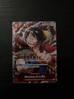 Monkey.D.Luffy ST01-012 Treasure Cruise Winner Stamp - Image 1