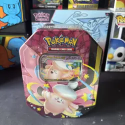 Mega Clefable Ex Tin Pokemon TCG Includes 4 Booster Packs + Promo - Image 1