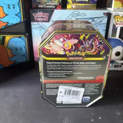 Mega Clefable Ex Tin Pokemon TCG Includes 4 Booster Packs + Promo - Image 3