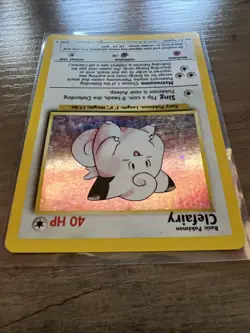 Pokemon TCG Clefairy Holo Base Set 1999 5/102 MP - Image 3