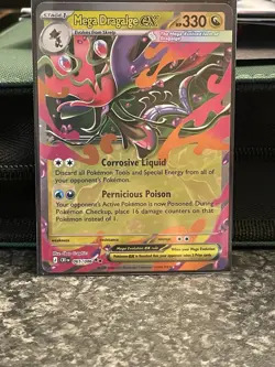 Pokemon TCG Mega Dragalge EX 065/086 Chaos Rising Ultra Rare MINT CONDITION👌✅✅ - Image 1