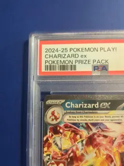 Pokemon TCG Pokemon Play Stamp Charizard EX #125 PSA 9 MINT!! - Image 3