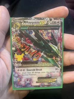 Pokemon TCG Mega M Rayquaza EX Card Celebrations Series 76/108 - Image 5