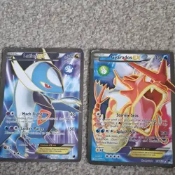 Pokemon TCG Latios EX 113/116 & Gyarados EX 114/122 2-Card Lot Holo EN - Image 1