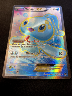 Pokemon TCG Manaphy EX Full Art Breakpoint Card 116/122 - Image 4