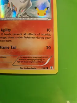 Pokemon TCG Ponyta Generations 20th Anniversary Holo Card 14/83 LP - Image 4