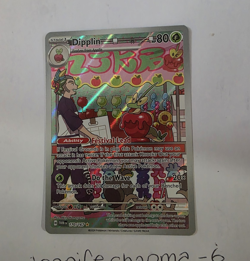 Pokemon TCG Dipplin 170/167 SV06 Twilight Masquerade IR Full Art Holo 80HP EN - Image 1