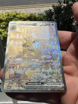 Pokemon Alakazam TCG EX 201/165 Scarlet & Violet 151 - Image 3