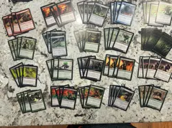 Mtg Infect Lot x100 Magic The Gathering Infect Cards Glistener Elf Blight Mamba - Image 2