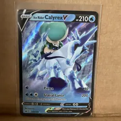 Pokemon Trading Card Game TCG Chilling Reign Ice Rider Calyrex V 045/198 - Image 1