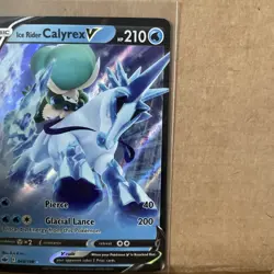 Pokemon Trading Card Game TCG Chilling Reign Ice Rider Calyrex V 045/198 - Image 4