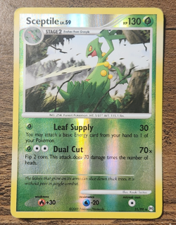 Sceptile 31/99 Reverse Holo Rare LP-MP 2009 Pokemon Platinum Arceus Card TCG - Image 1
