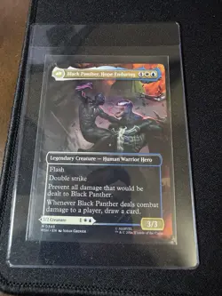 ~ King T'Challa (Borderless) (0346) ~ NM Foil ~ Marvel Super Heroes ~ MTG ~ - Image 2