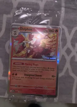 Chaos Rising Prerelease Staff Card Pack Sealed - Pack of 4 Stamped Cards - Image 1