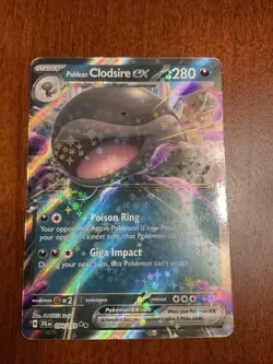 Paldean Clodsire EX 094/159 Journey Together Double Rare Pokemon TCG Card - Image 1