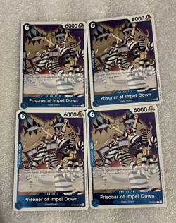 Bandai One Piece Card Game OP16-042 Prisoner of Impel Down (4 Cards) - Image 1