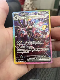Pokemon TCG Hydreigon EX Holo Card Sir 240/191 SV08 Surging Sparks NM Condition - Image 2