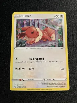 Eevee SWSH175 SWSH: Sword & Shield Promo Cards Cosmos Holo - Image 1
