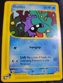 Shellder # 129/165 Expedition Base Set Pokemon TCG Game Trading Cards LP - Image 1