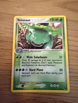 Pokemon Venusaur 6/17 Pop Series 2 Holo Card MP - Image 3