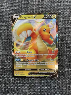 Dragonite V SWSH154 Black Star Promo Pokemon Card Pokemon TCG MP - Image 1