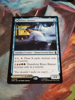 Bruce Banner Mtg Marvel Super Heroes *Mythic NM Condition* - Image 1
