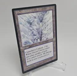 Wizards of the Coast MTG Glacial Chasm Ice Age 1995 Rare Regular Land - Image 2