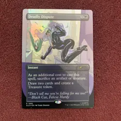 Deadly Dispute (1985) (Rainbow Foil) Secret Lair Drop Foil - Image 1