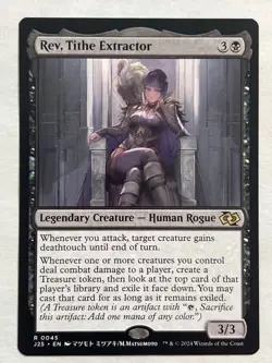 MTG - Rev, Tithe Extractor - FDN Jumpstart - Rare - NM - Magic the Gathering - Image 1