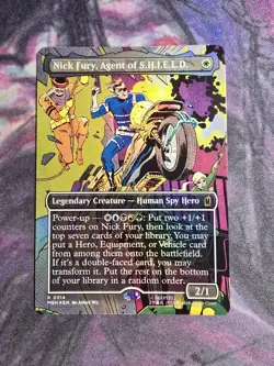 Nick Fury, Agent of S.H.I.E.L.D. (Borderless Foil) Marvel Super Heroes - Image 1