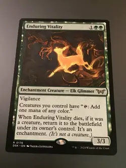 MTG Duskmourn 0176 Enduring Vitality NM - Image 1