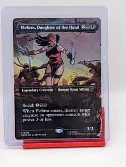Elektra, Daughter of the Hand (Borderless Foil) Marvel Super Heroes - Image 1