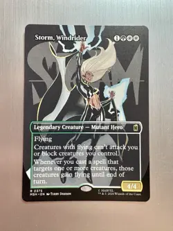 Storm, Windrider - 375 - MTG: Marvel Super Heroes - Borderless Logo - Rare - Image 1
