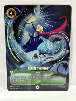 Disney Lorcana Winterspell Enchanted Freeze The Vine 231/204 Elsa - Image 1