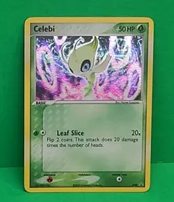 Pokemon Card Celebi 029 Holo Foil Black Star Promo Near Mint Condition - Image 1