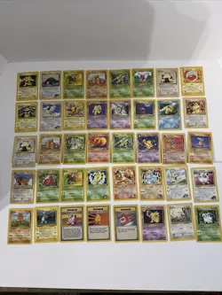 (40) Pokemon TCG Mixed Card Lot LP to NM Vintage Wotc - Image 1
