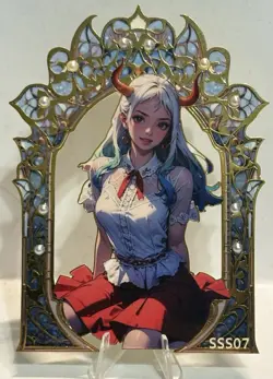 Sexy Waifu One Piece Metal Serial Card -Yamato- #17/88! 🔥🔥 - Image 1