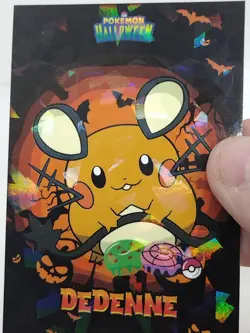 Pokemon 2024 Card Database Halloween Set Dedenne Cracked Ice Holo Peru US Seller - Image 2