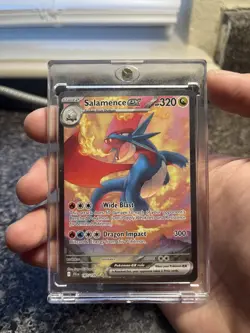 Pokemon TCG Salamence EX Journey Together Special Illustration Rare Card 187/159 - Image 1