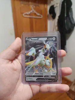 2022 Pokemon Arceus V+Vstar 122-123/172 Metal Card From Ultra Premium Collection - Image 2