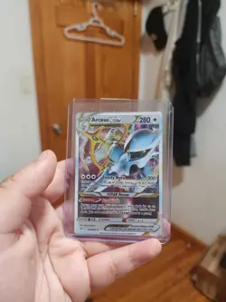 2022 Pokemon Arceus V+Vstar 122-123/172 Metal Card From Ultra Premium Collection - Image 4