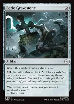 1x Eerie Gravestone NM Eng MTG - Marvel's Spider-Man - Image 1