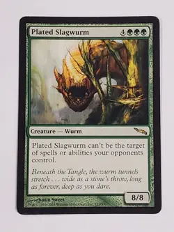 MTG Plated Slagwurm (Mirrodin/Green/R) - BGM - Image 1