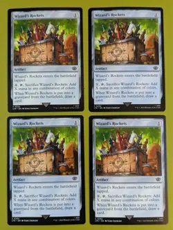 Wizard's Rockets x4 The Lord of the Rings: Tales of Middle-Earth 4x MTG - Image 1